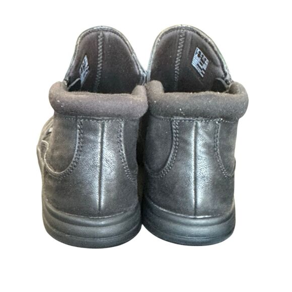 Clarks Black Breeze Range Ruched Booties Size 10 WIDE - Picture 4 of 8